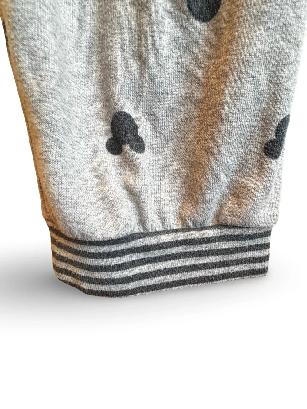Women’s Disney Gray and Black Mickey Head 2 Piece Lounge Set - Picture 8 of 9